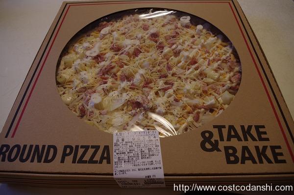 コストコのジャーマンポテトピザのパッケージ